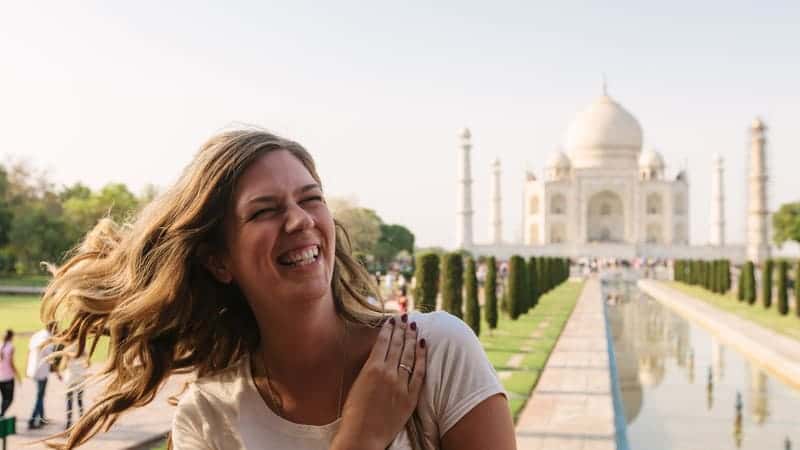 Taj Mahal monument in Agra, India — a UNESCO World Heritage Site